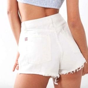 DG Girlfriend White Distressed Short Size M